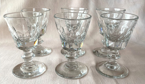 Verres anciens apéritif - 6,