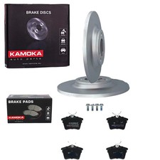 KAMOKA Disques 290mm + Revêtements Arrière Convient pour Peugeot 407+607