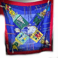 Écharpe HERMES Carre 90 soie