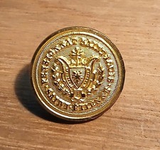 24 Boutons Doré Armoiries