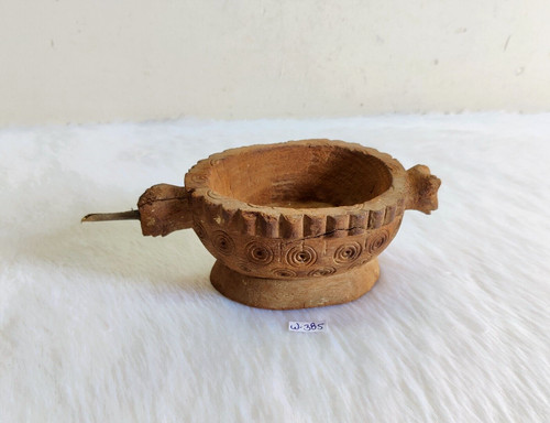 Mortier bois vintage - bois, ancien