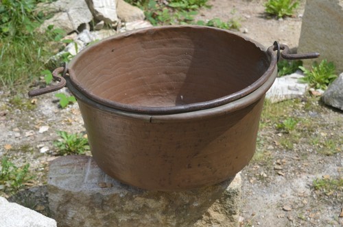 Ancien important chaudron - important,