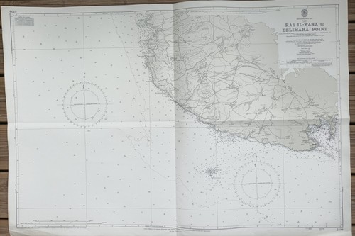 Carte marine ras wahx - ras, il-wahx
