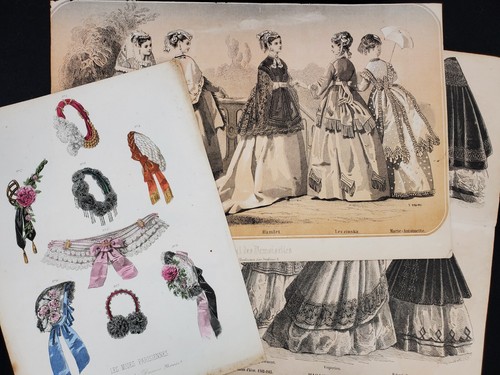 Lot gravures mode - lot,