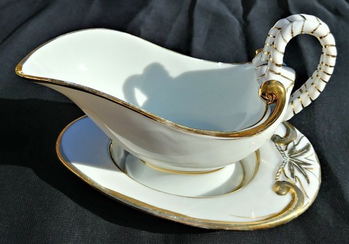 Vintage porcelain gravy - porcelain,