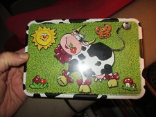 Ancienne Petite Boite Plate en Tôle à la Vache Rieuse 2003