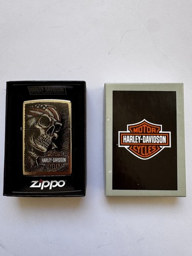 Zippo harley davidson skull - harley-davidson,