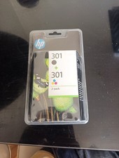 HP 301 Noir et Tricolore Cartouches d'Encre - Validité Septamer 2026 Nufe