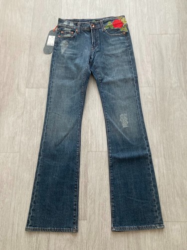 Jeans brodé taille - jeans,