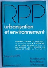 Revue Politique et Parlementaire 11/1973; L'Urbanisme de la Rome Antique