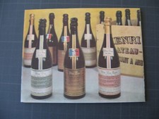 Feuillet Publicitaire 1959 vins Henri Maire Arbois Jura, 5 photos