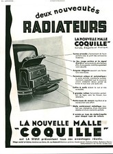 Publicité ancienne voiture automobile malle coquille 1931 issue de magazine