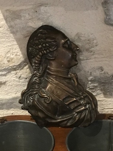 Bas relief bronze patine - bas, relief,