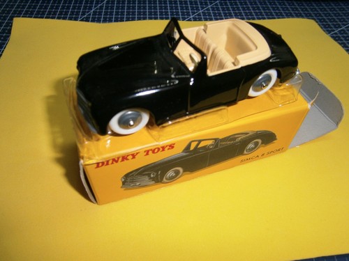 Dinky toys simca sport - dinky, noir