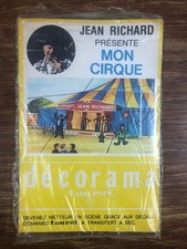 Decorama TOURET Décalcomanies Années 70  JEAN RICHARD MON CIRQUE