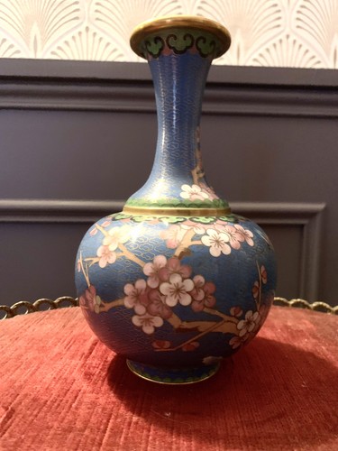 Superbe vase cloisonné - vase,