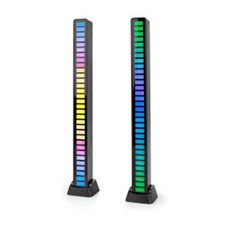Pack Duo Lumière de Jeu RGB 64 LED pour Bureau/PC Portable, Microphone