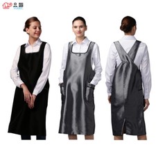 [YODEL] TABLIER MONOBLOC MODÈLE CROIX DOS / Tablier de coiffeur / Fabriqué en...