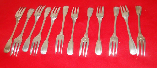 Lot fourchettes a - ,