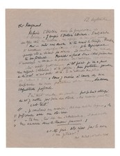 Max JACOB / Lettre autographe