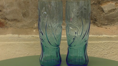 Lot deux verre coca - lot,