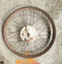 # roue avant gros tambour aluminium motobecane 125 175  z54c z46c z2c