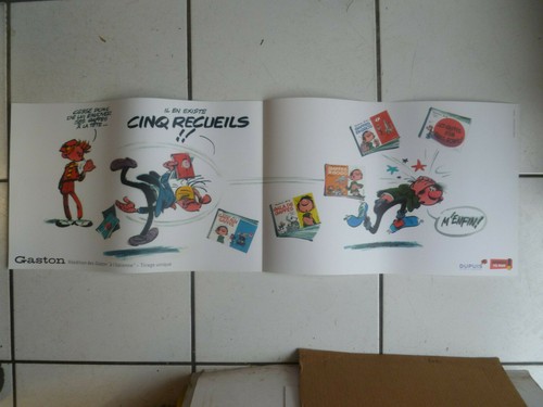 Franquin affiche gaston - franquin,
