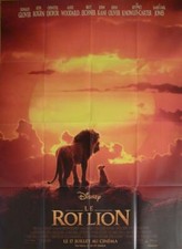 THE LION KING - BEYONCE / DISNEY / AFRICA - ORIGINAL LARGE FRENCH MOVIE POSTER