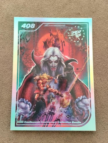 Limited run card castlevania - :,