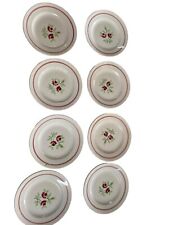 ANCIEN LOT DE 8 ASSIETTES