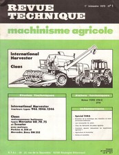 REVUE TECHNIQUE TRACTEURS  INTERNATIONAL  946  1046  1246  ET CLAAS  MERCATOR