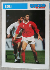 Fiche Onze Mondial card ANDRE EGLI Grasshoper Zurich suisse Servette Geneve