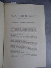 Ferdinand Monoyer Oraison funèbre des rayons N ophtalmologie optique médecine