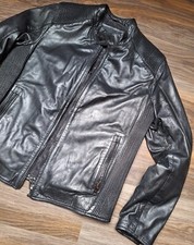 BLOUSON CUIR SERGE PARIENTE TAILLE L  BIKER LEATHER LEDER GAY ROB