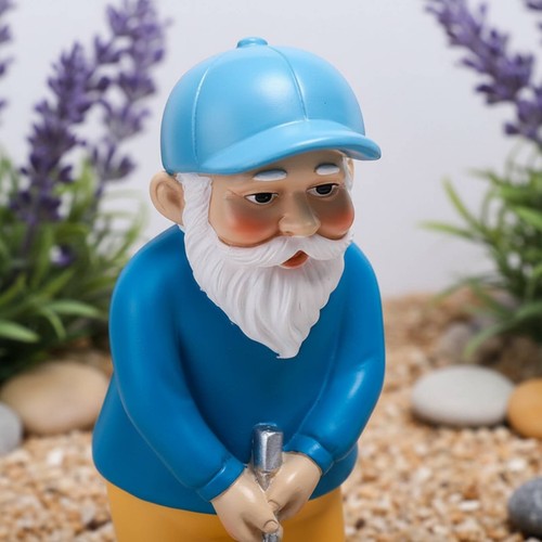 Gnome joueur golf cadeau - de,