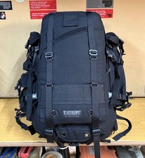 GENUINE USSF BLACKHAWK TACTICAL X-3 RAPTOR LARGE BACKPACK JUMPABLE BLACK MINT !!