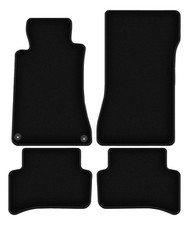 Tapis de sol en velours noir pour Mercedes C W203 année 2000-2008 set 4 pièces