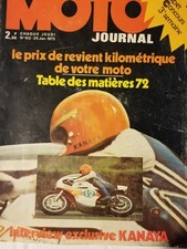 MOTO JOURNAL n°102 - 1973 - BMW R 60/5 - HIDEO KANAYA - SALON DE BRUXELLES