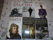 MAX  GALLO,  lot  de  6