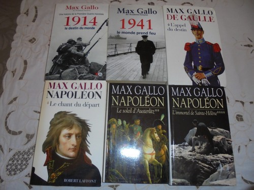 Max gallo lot de 6 - ,