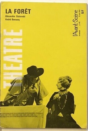 Avant scène - (theÂtre), l'avant-scène