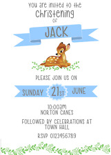 Invitations de baptême