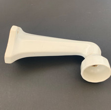 Ancienne applique porcelaine blanche salle de bain déco