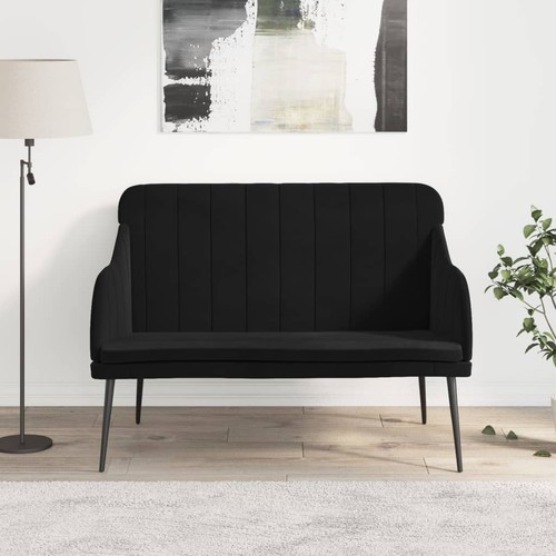 Banc 110x76x80 velours - 110x76x80, cm