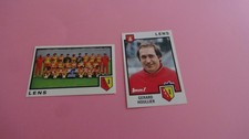 2 images ORIGINALES - FOOTBALL 85 - LENS  dont  GÉRARD  HOULLIER
