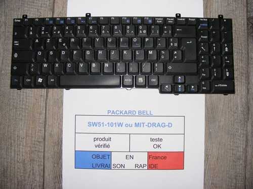 Clavier azerty pour packard - clavier,