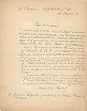 lettre autographe signée