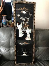 TABLEAU CHINOIS BOIS LAQUE