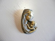 petite statue en bronze mère et enfant