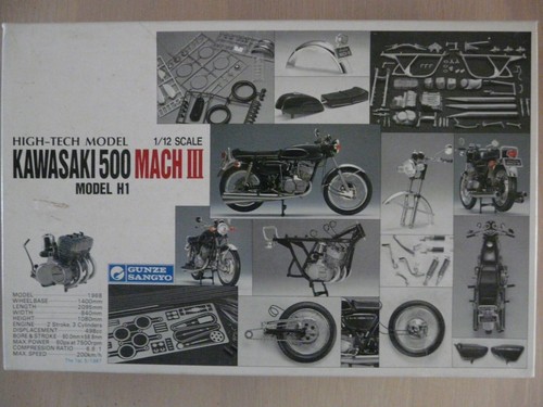 Maquette moto gunze - maquette, 1/12